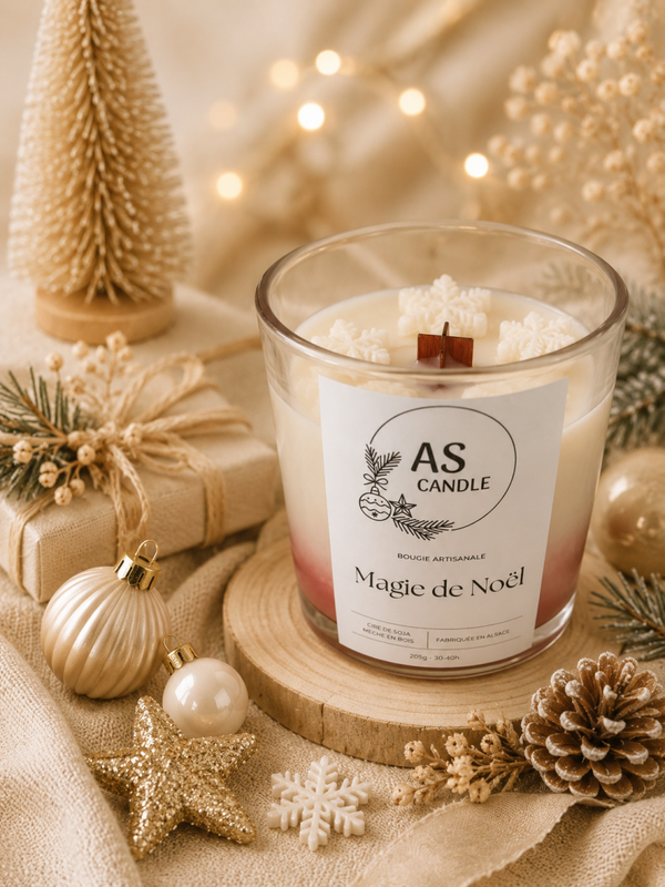 Bougie Magie de Noël