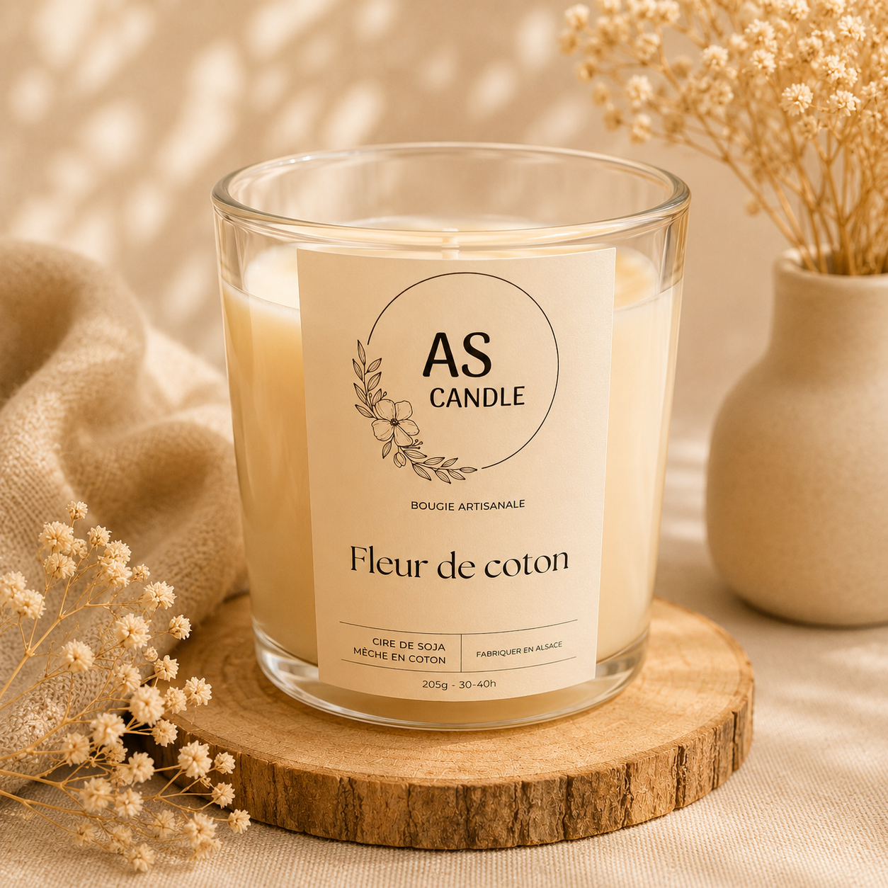 Bougie Fleur de Coton