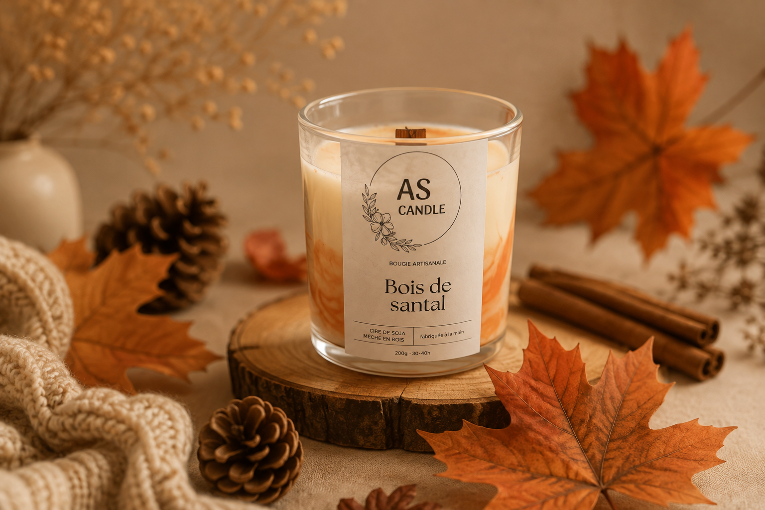 Bougie Bois de Santal