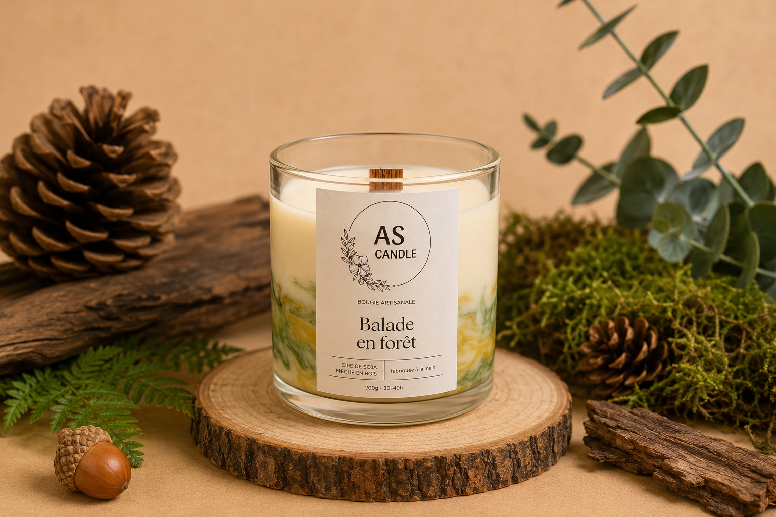 Bougie Balade en forêt