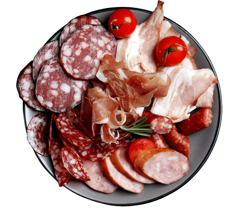 8Cento bij gezouten vlees