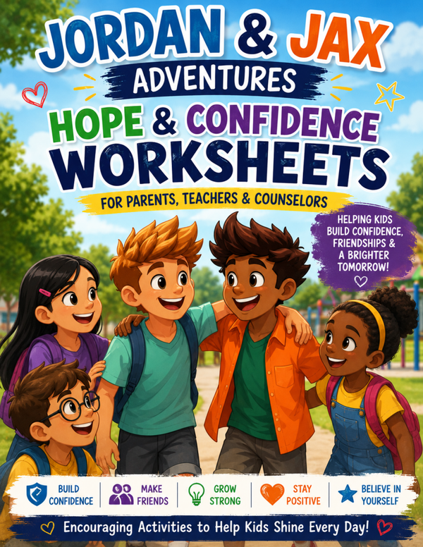 Jordan & Jax Adventures Hope and Confidence Downloadable Worksheets