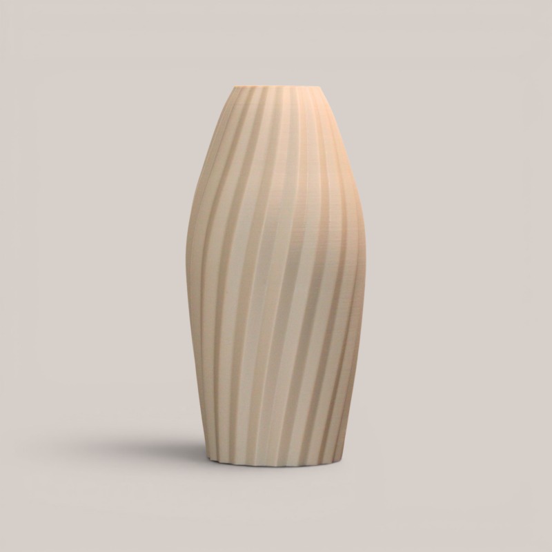 Nookanie Vase No. 1 (beige) minimalistische Designvase