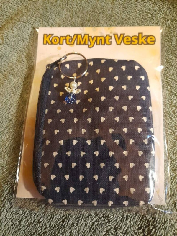 Mynt- og kortpung Mørkeblå