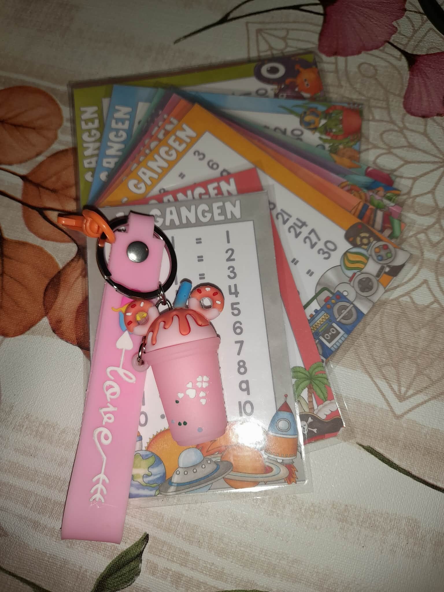 Gangetabell på nøkkelknippe Rosa