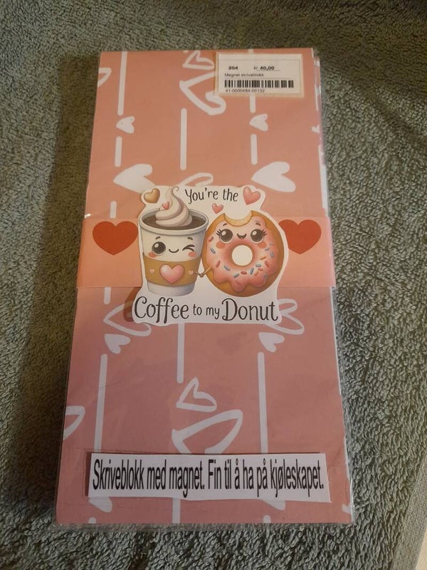 Skrivebok med magnet