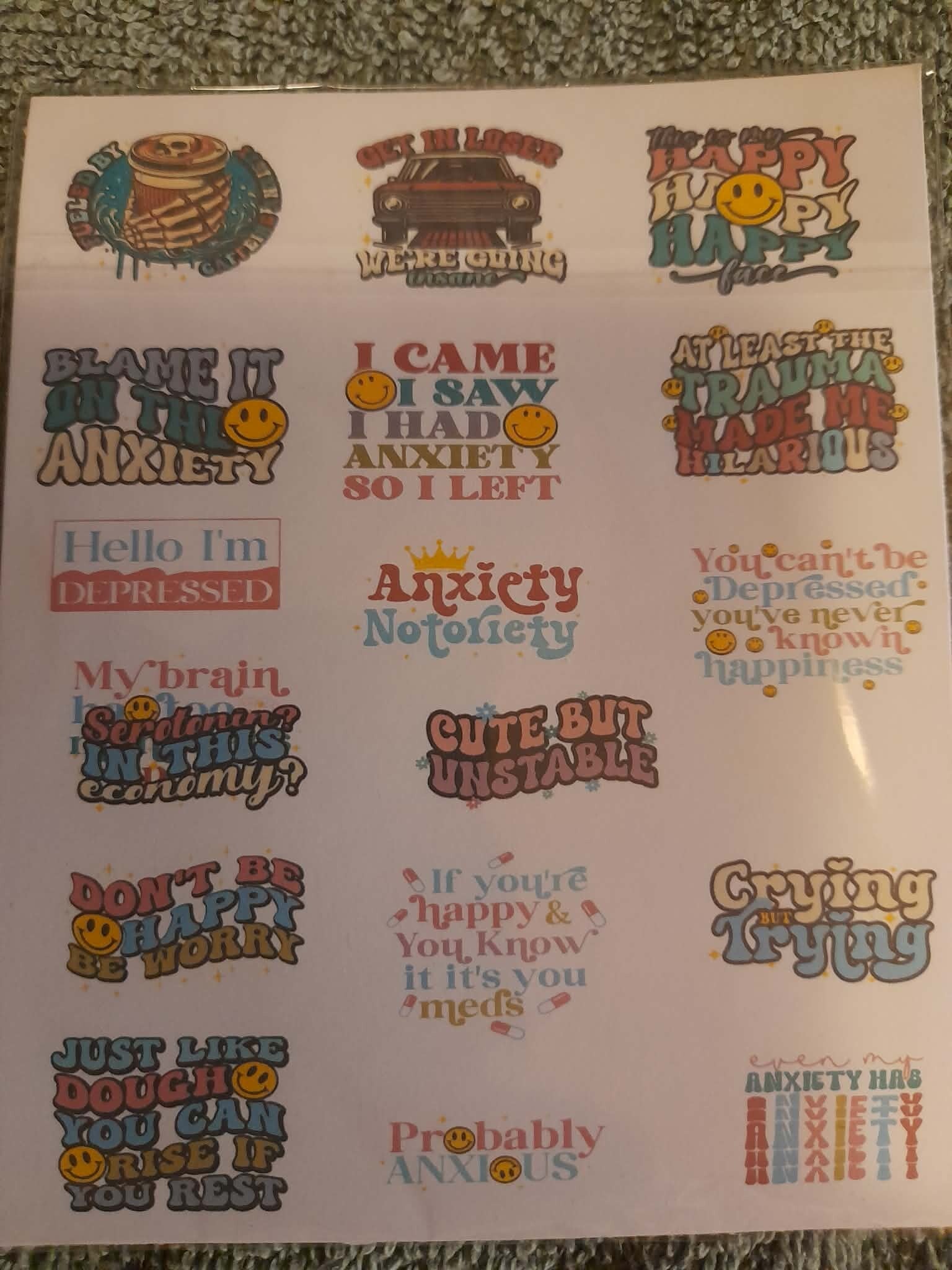 Klistemerker med mental hels