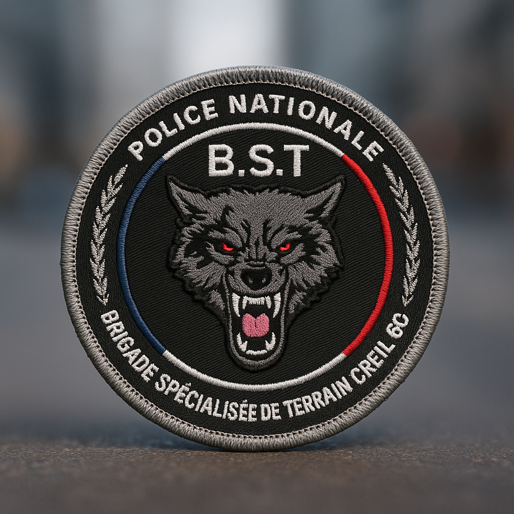 Ecusson Police Nationale – B.S.T Creil 60
