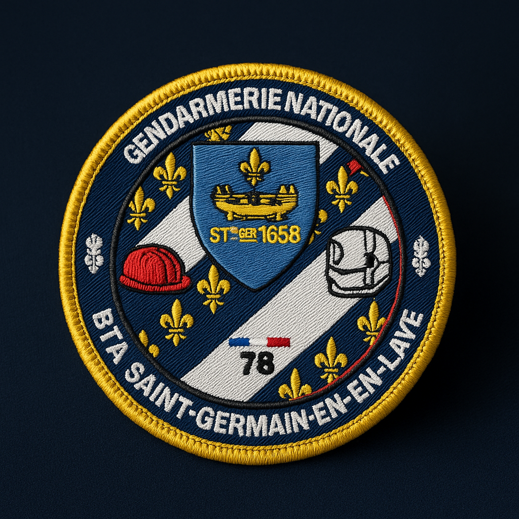 Ecusson Gendarmerie Nationale – BTA Saint-Germain-en-Laye (78)