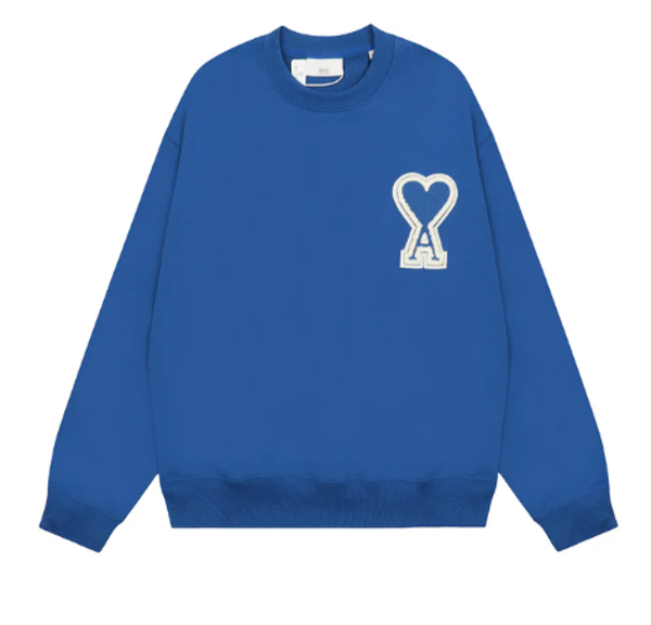 Ami Paris Blue Hoodie