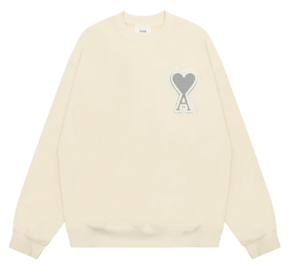 Ami Paris Beige Hoodie