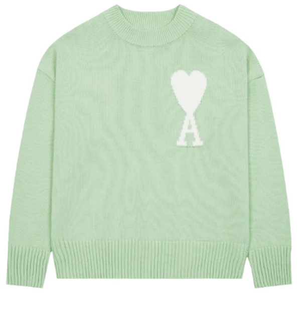 Ami Paris Green Sweater