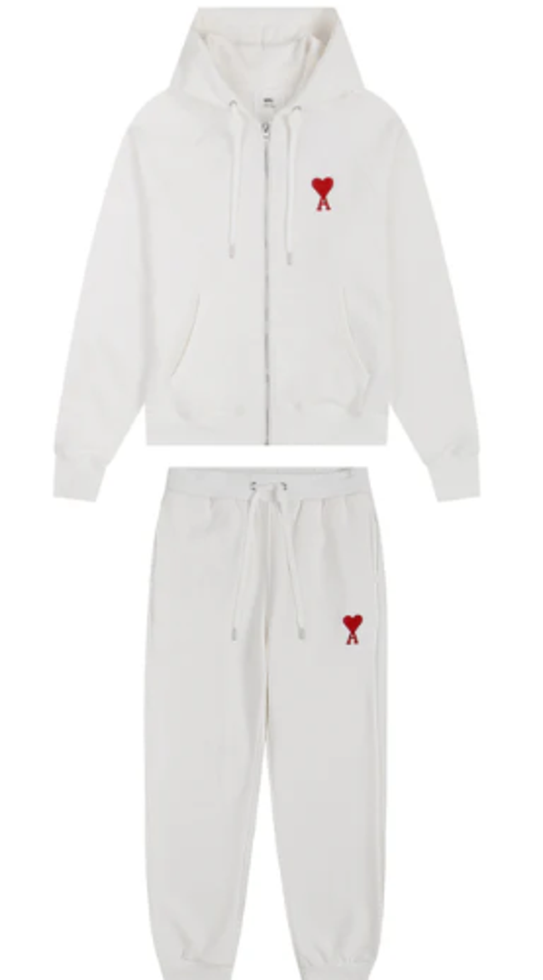 Ami Paris White Tracksuit