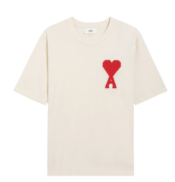 Ami Paris Beige T-Shirt