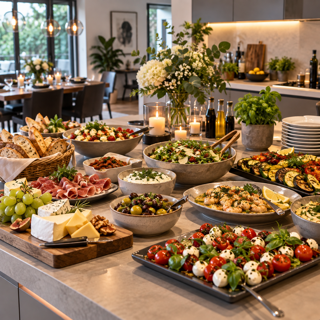 Buffets für kleine Feiern