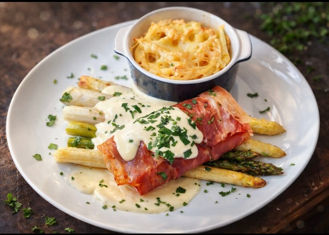 Spargel Menü