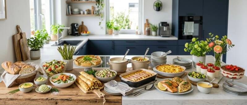 Spargel Buffet