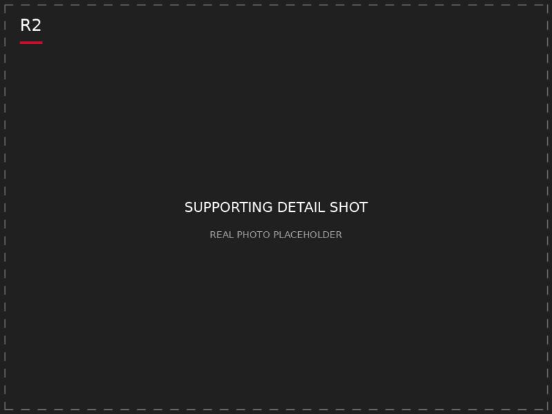 R2 — Supporting detail shot photo placeholder