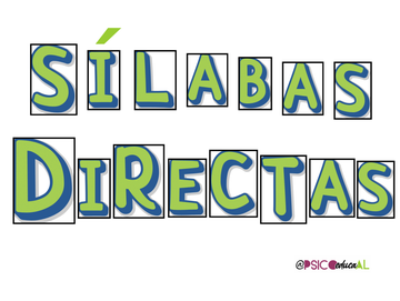 SÍLABAS DIRECTAS