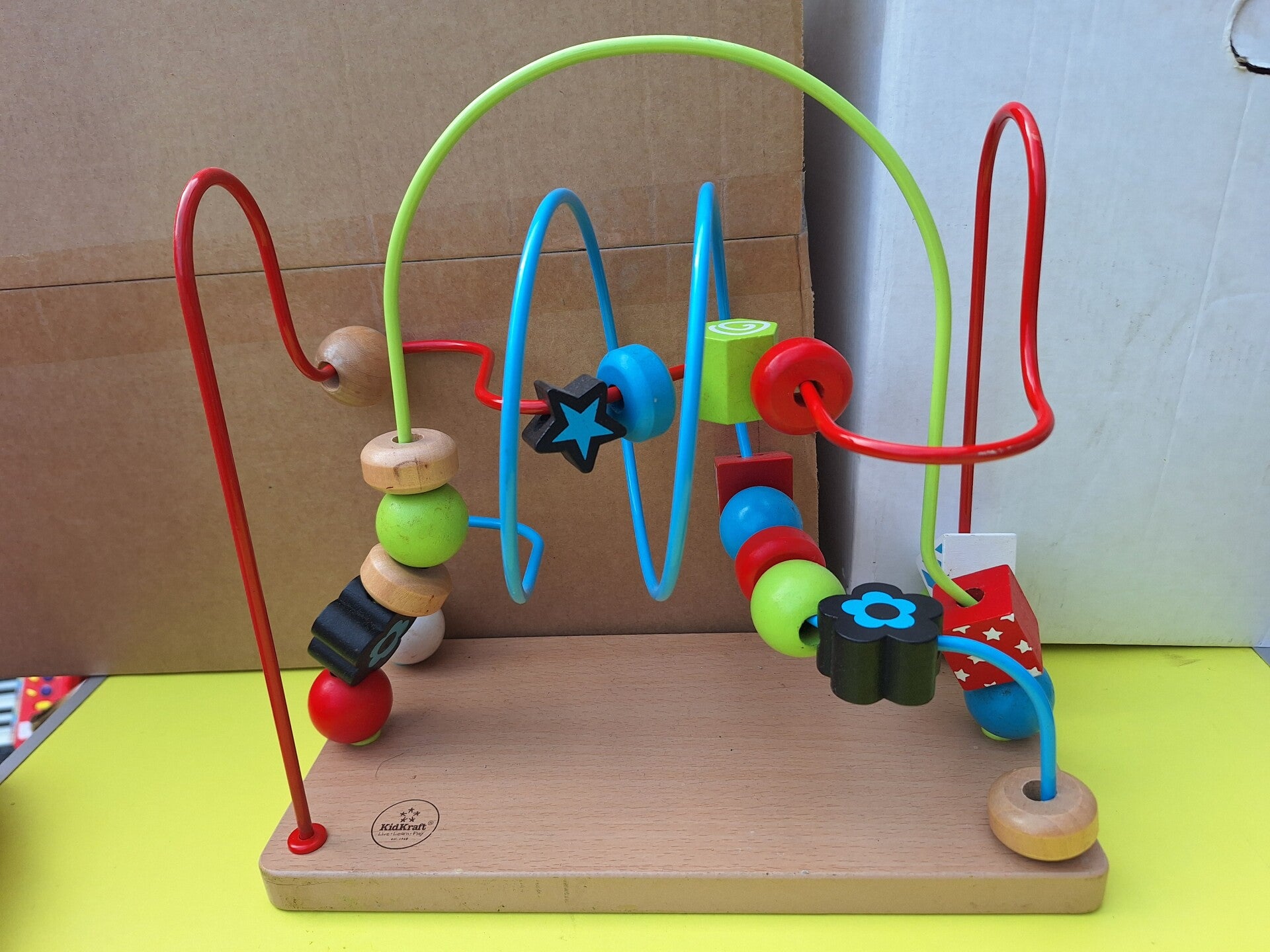 puzzel slang met kralen