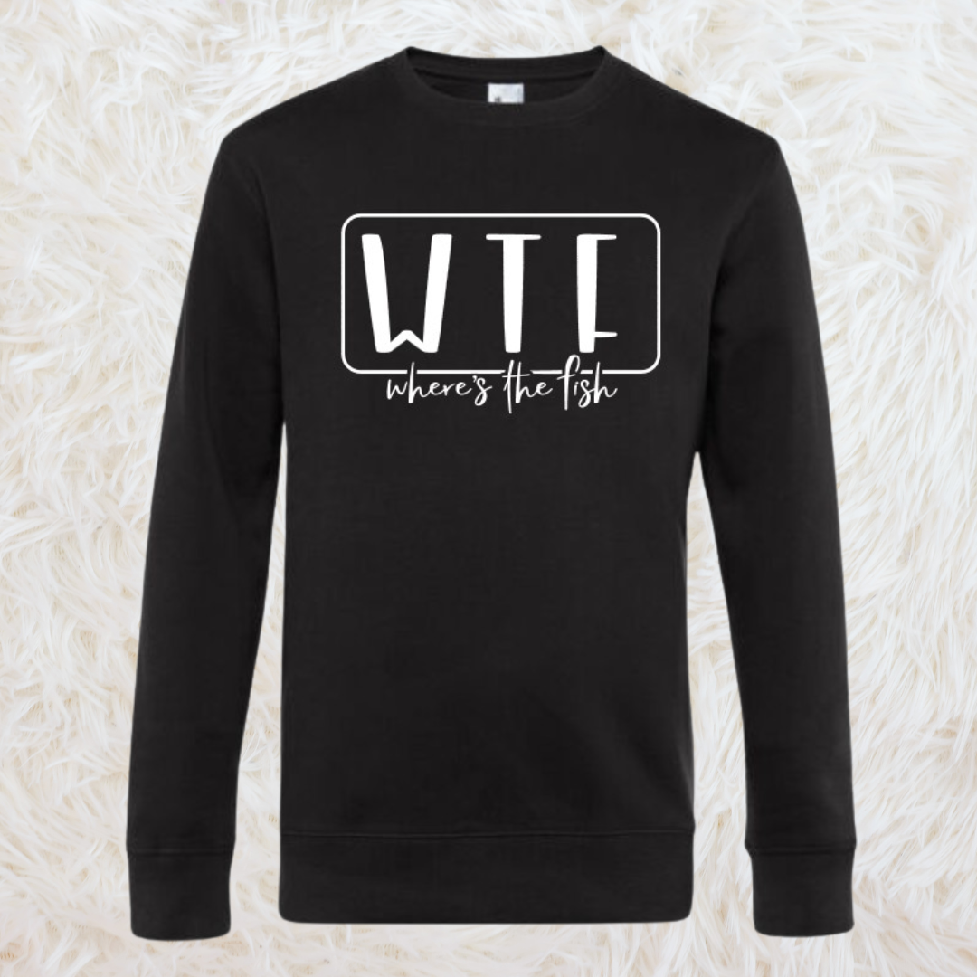 Sweater of hoodie "What The Fish"