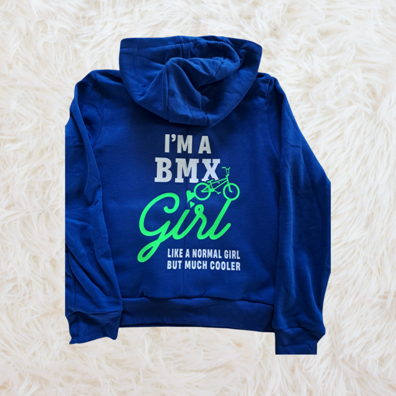 Hoodie kids "I'm a BMX Girl"