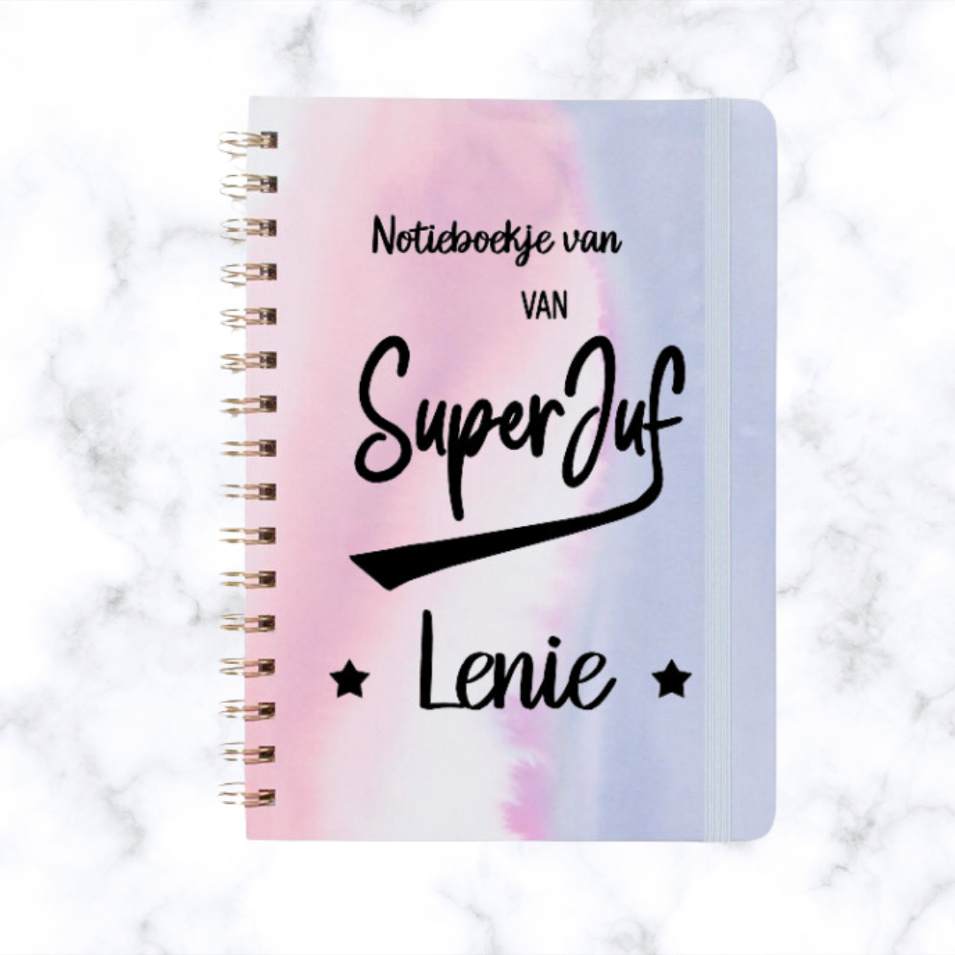 Notieboekje 'Super juf/meester'