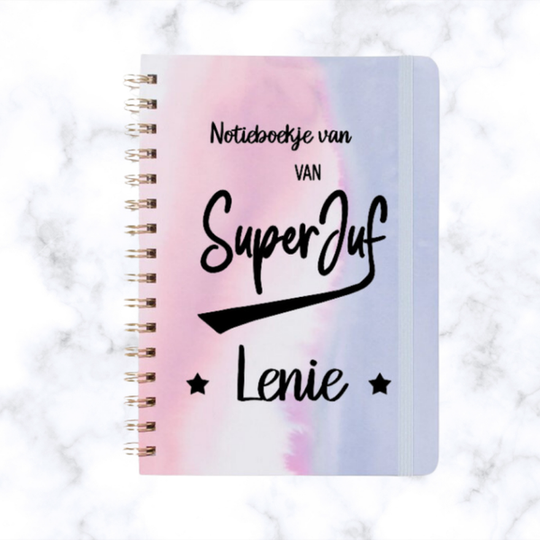 Notieboekje 'Super juf/meester'