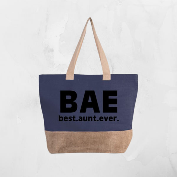 Rustieke shopper "Best Aunt Ever"