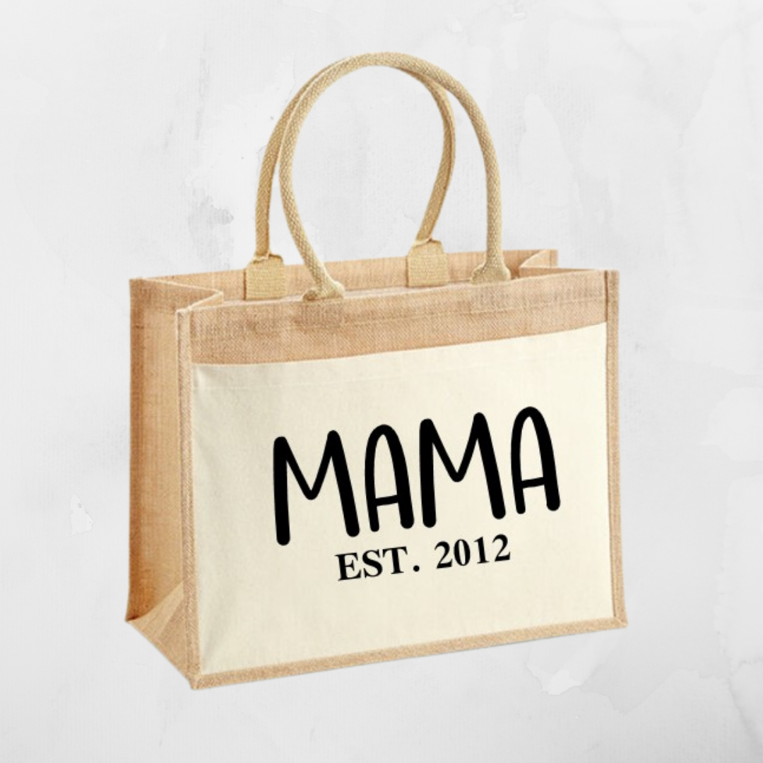 Jute shopper "MAMA est ..."