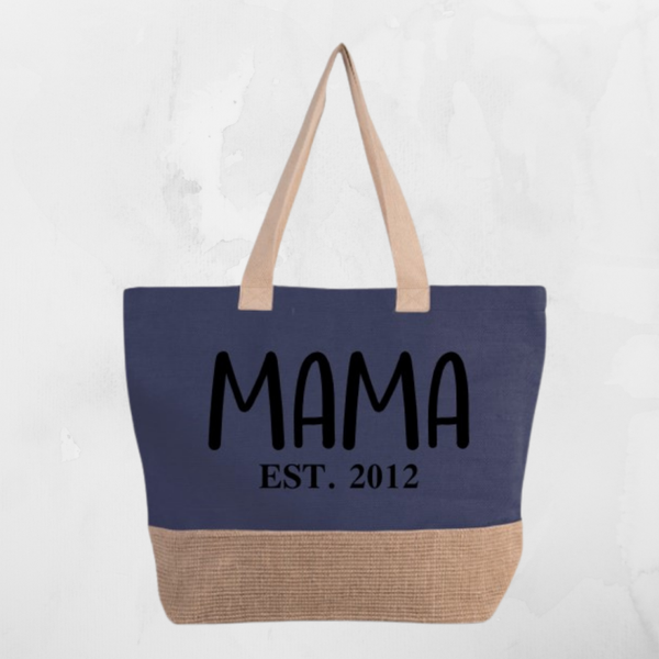 Rustieke shopper "MAMA est..."
