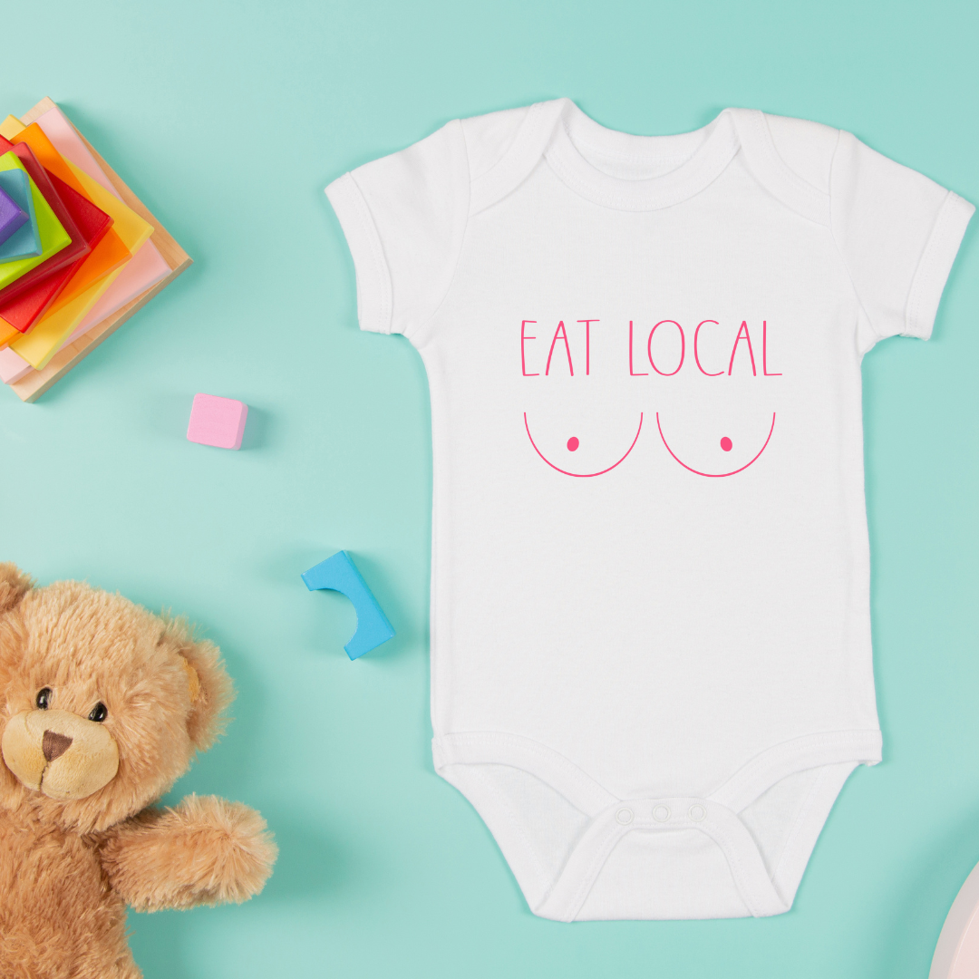 Baby Romper "Eat local"