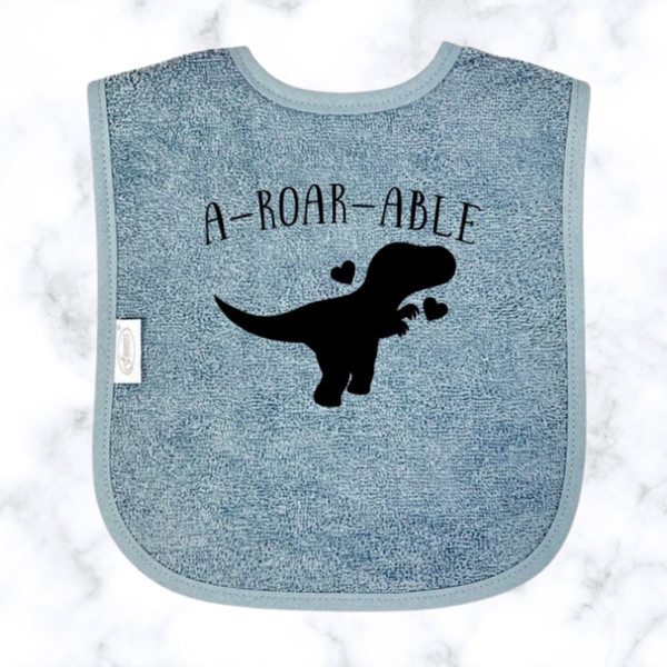 Slabbetje "a-roar-able dino"