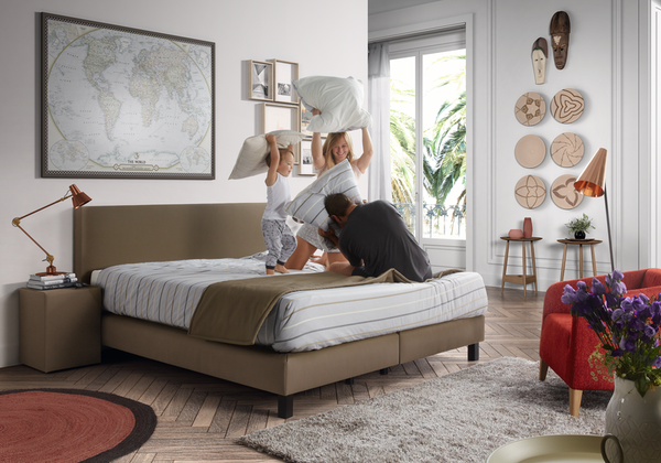 Primo Cube Set (Soft-side boxspring, promo-set Recor Bedding)