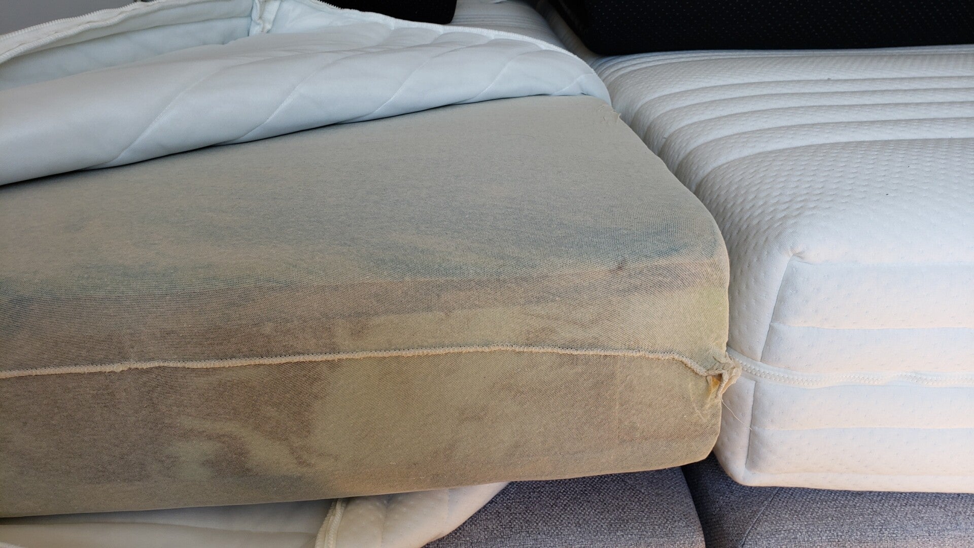 PULSE-POCKET: pocketveermatras met 2 x 4cm Gelpulse-latex comfortlaag, met of zonder topper inside