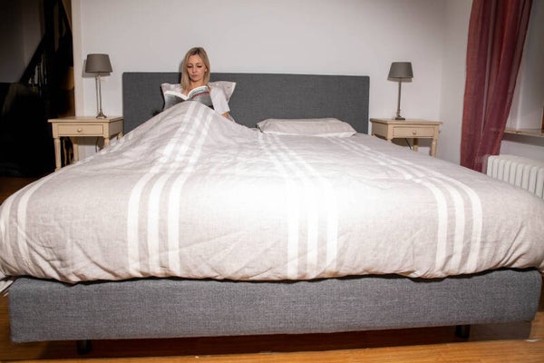 UNIECO-Boxspring: perfect comfort, ook in het midden van het bed.