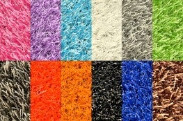 gazon synthétique couleur