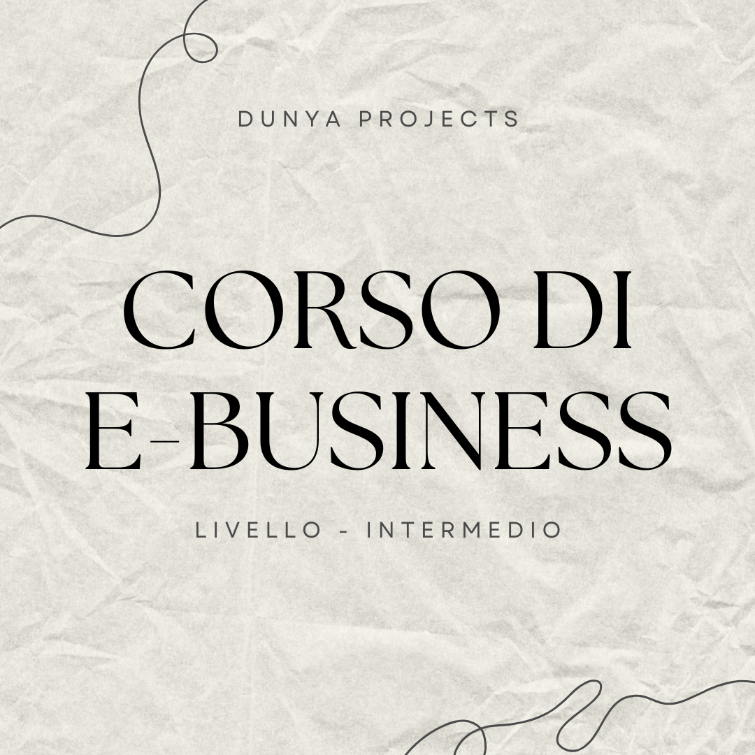 Corso di e-business - LIVELLO INTERMEDIO