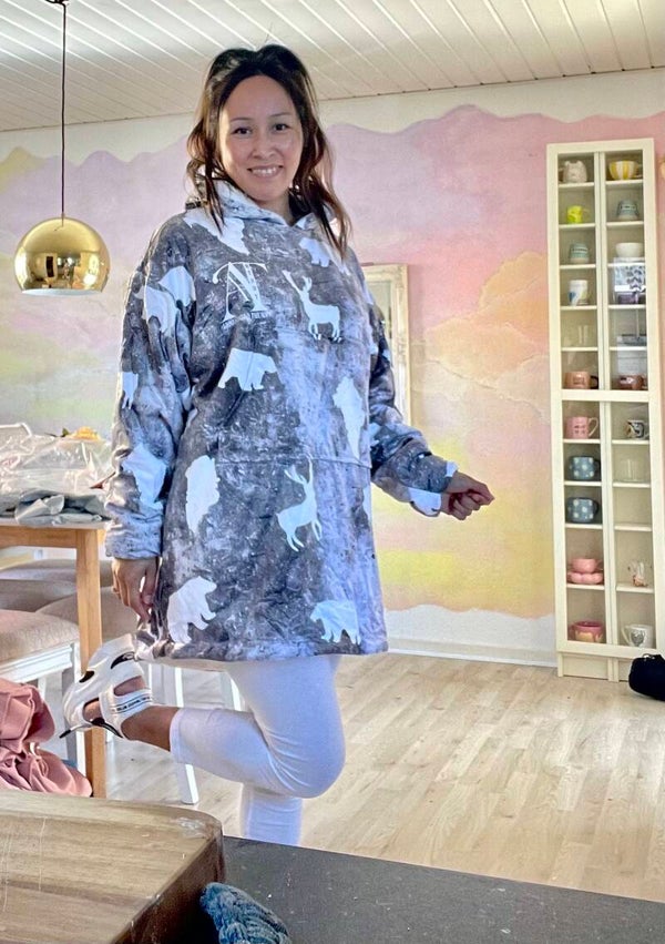 Unisex AT Hooded - grå