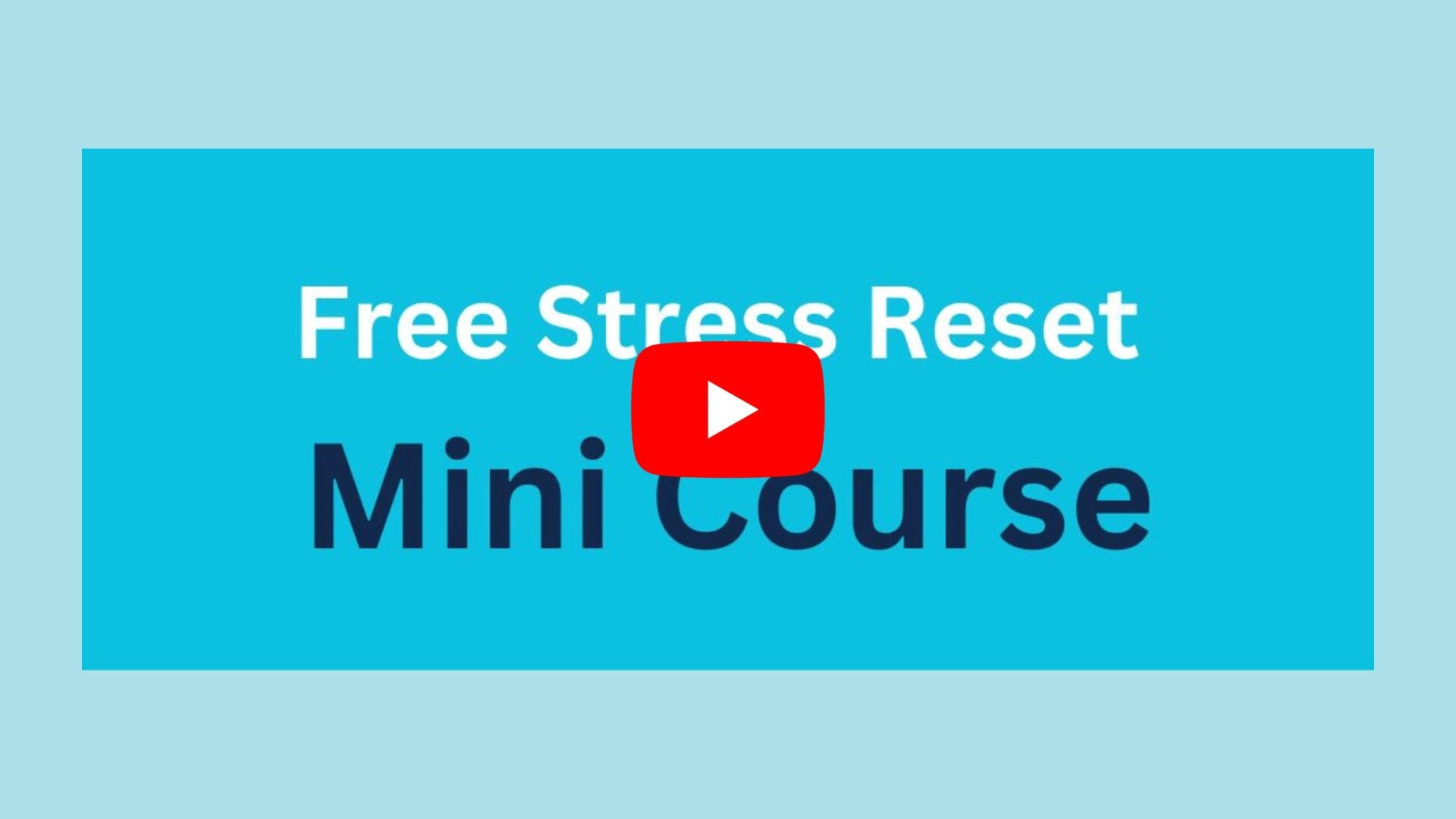 free stress relief course online