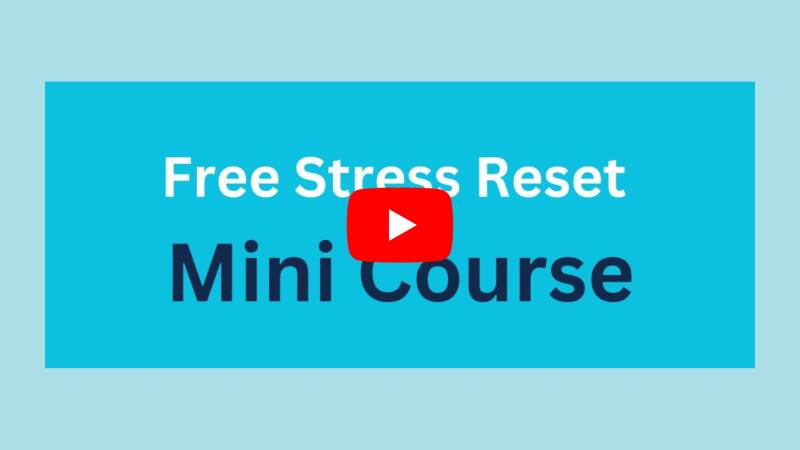 free stress relief coaching course