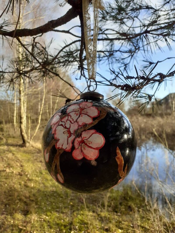 Kerstbal "APPELBLOESEM"