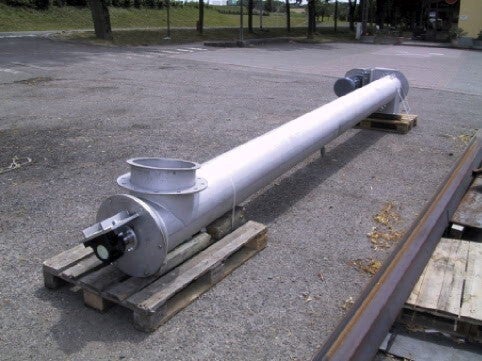 Rohrförderschnecke t Zahnriemenantrieb I Con-Tec