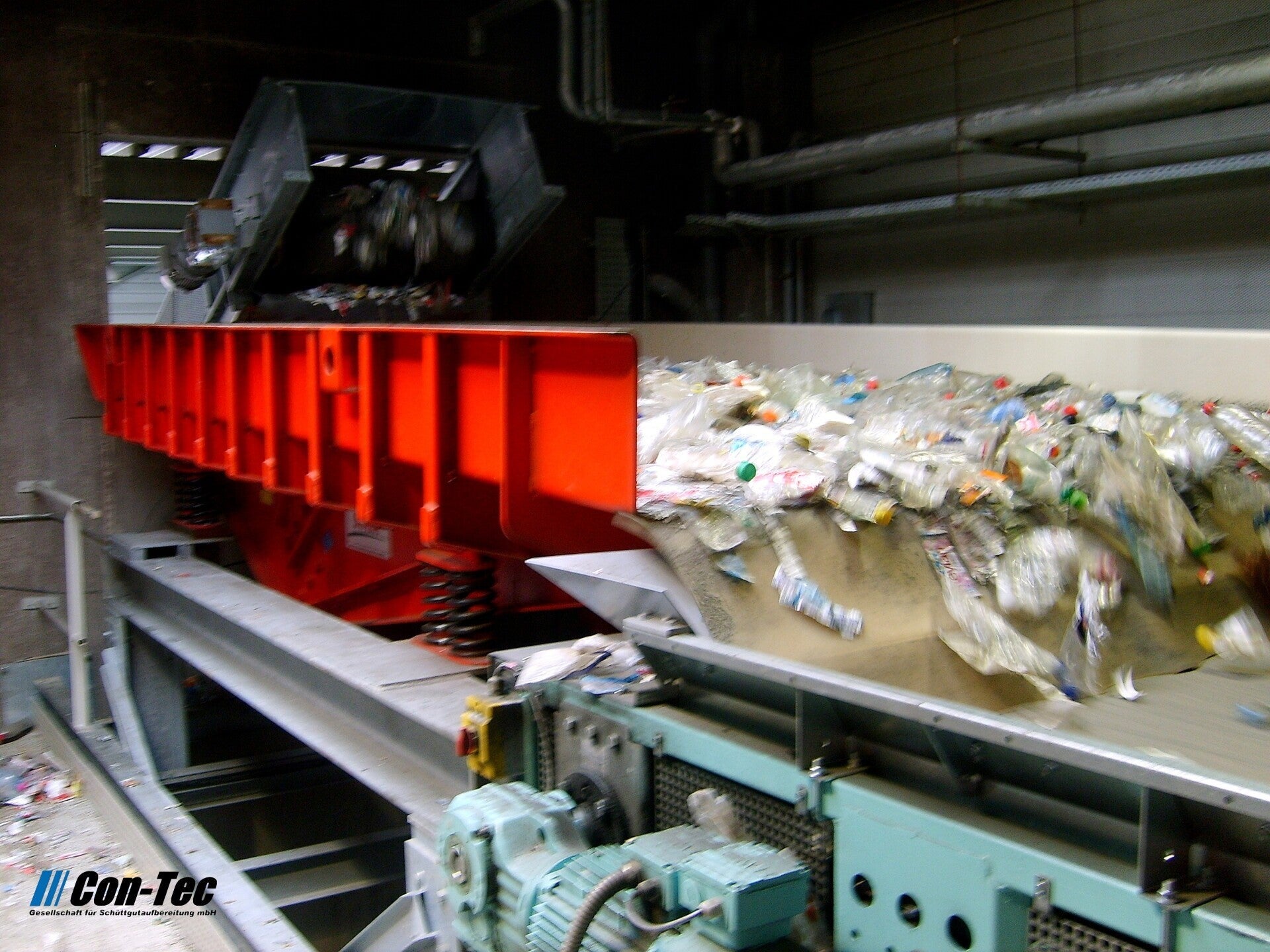 Vibrationsförderer zufuhrung NE-Abscheider I Sinex Con-Tec