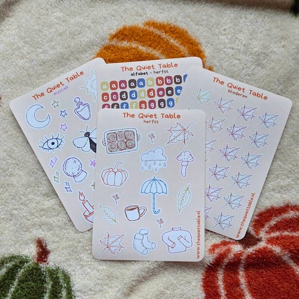 Complete Herfst Stickers Set