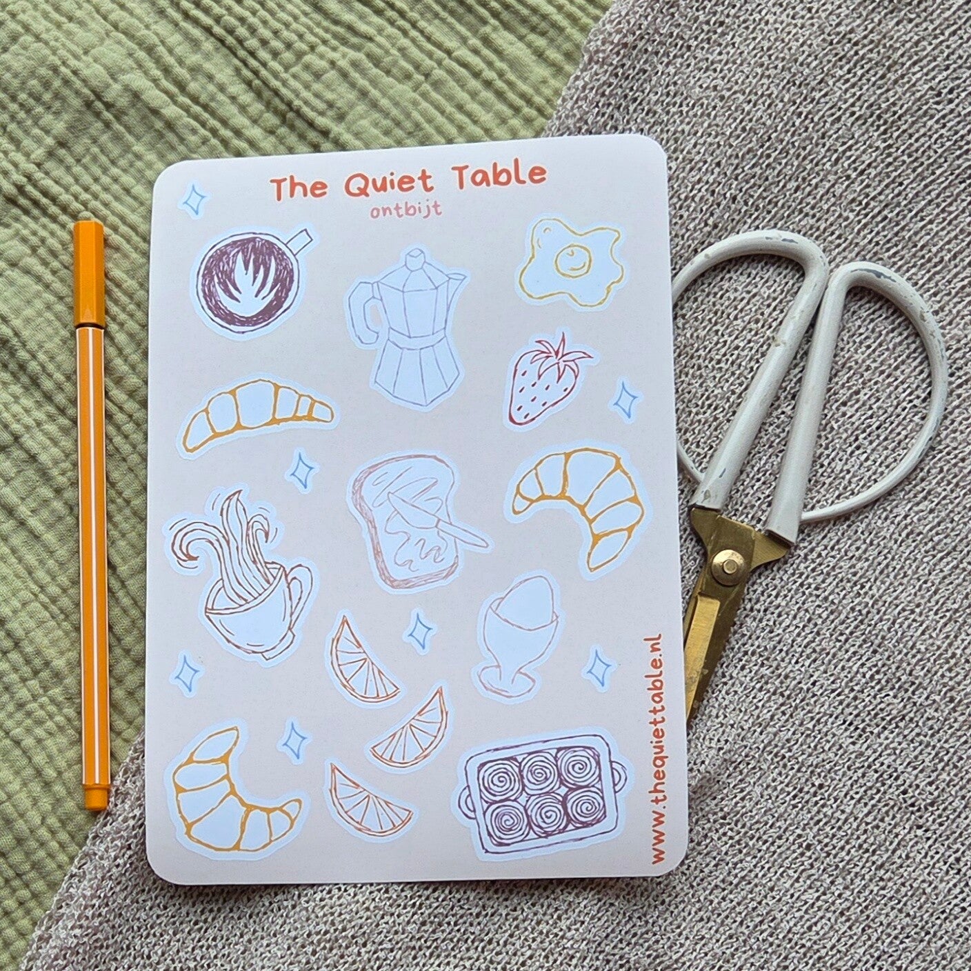 Ontbijt Stickers