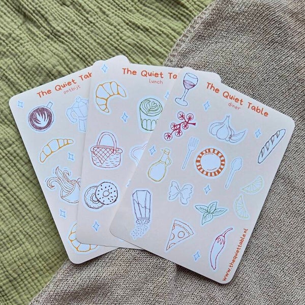 Complete Foodlover Stickers Set