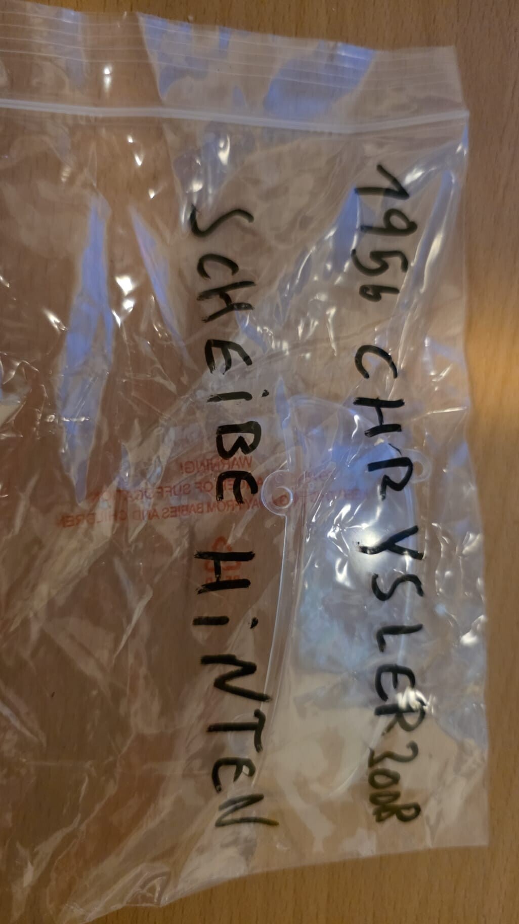 1956 Chrysler 300B – Scheibe hinten