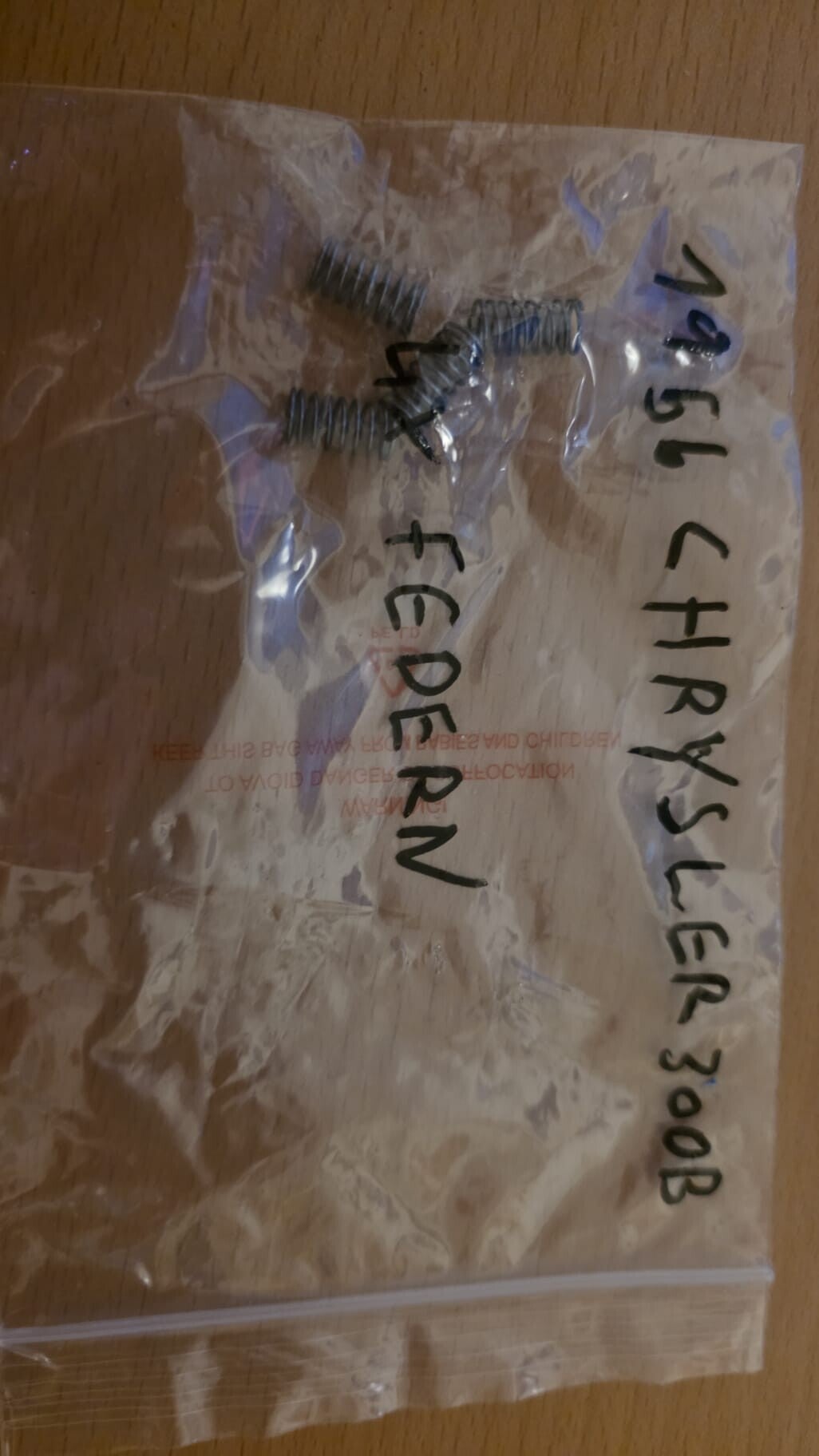 Original Federn-Set für Chrysler 300B (1956)