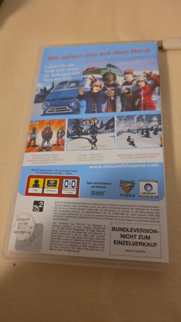 Shaun White Snowboarding – Sony PSP